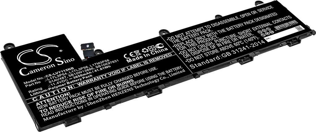 Batterie pour Lenovo ThinkPad Yoga 11e 5th Gen - Idéal Travail Mobile