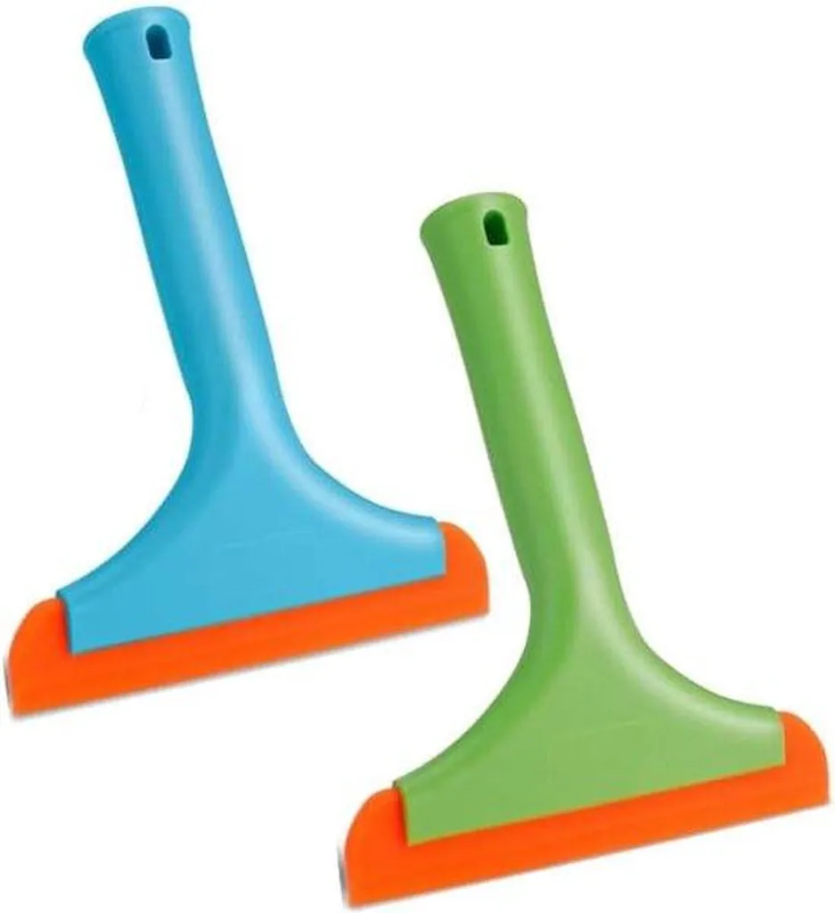 Essuie-vitre souple en silicone pour salle de bain et voiture, 2 unités