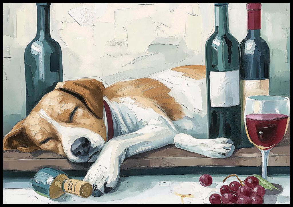 Plakat 100x70cm Fauler Nachmittag