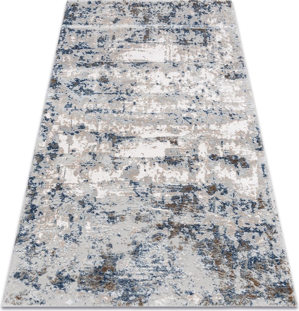 Teppich ACRYL VALS 8121 Abstraktion vintage grau / blau Grau 70x140 cm