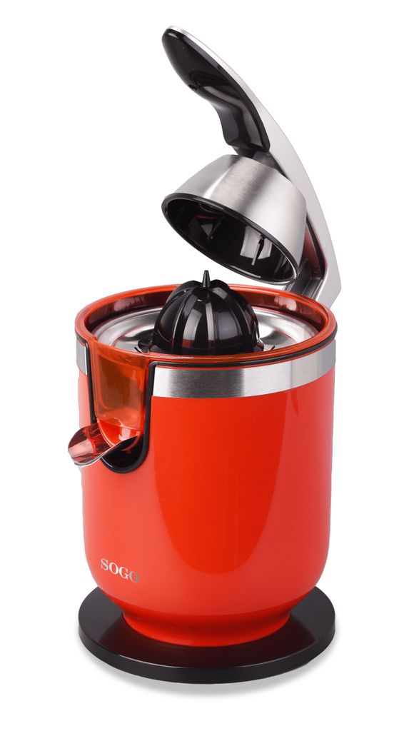 Sogo EXP-SS-5280, Zentrifugal-Entsafter, Rot, 0,6 l, Edelstahl, 300 W, 220 - 240 V