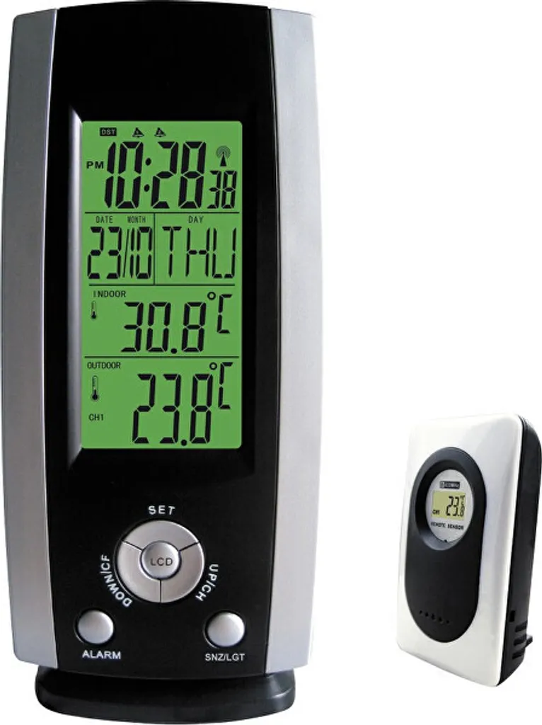 Réveil digital de table compact C02.2623.9070 pour chambre et bureau