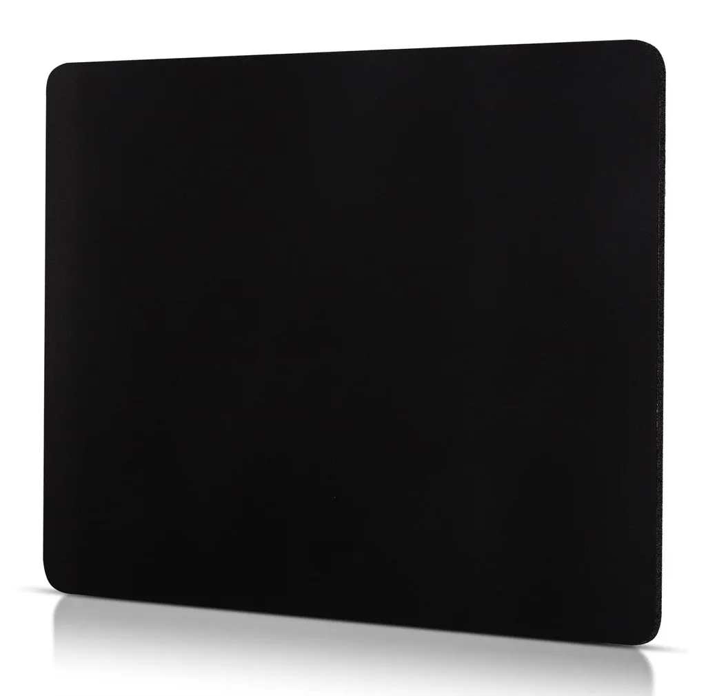 Tapis de souris pour petit bureau et PC portable - Confort noir 24x20