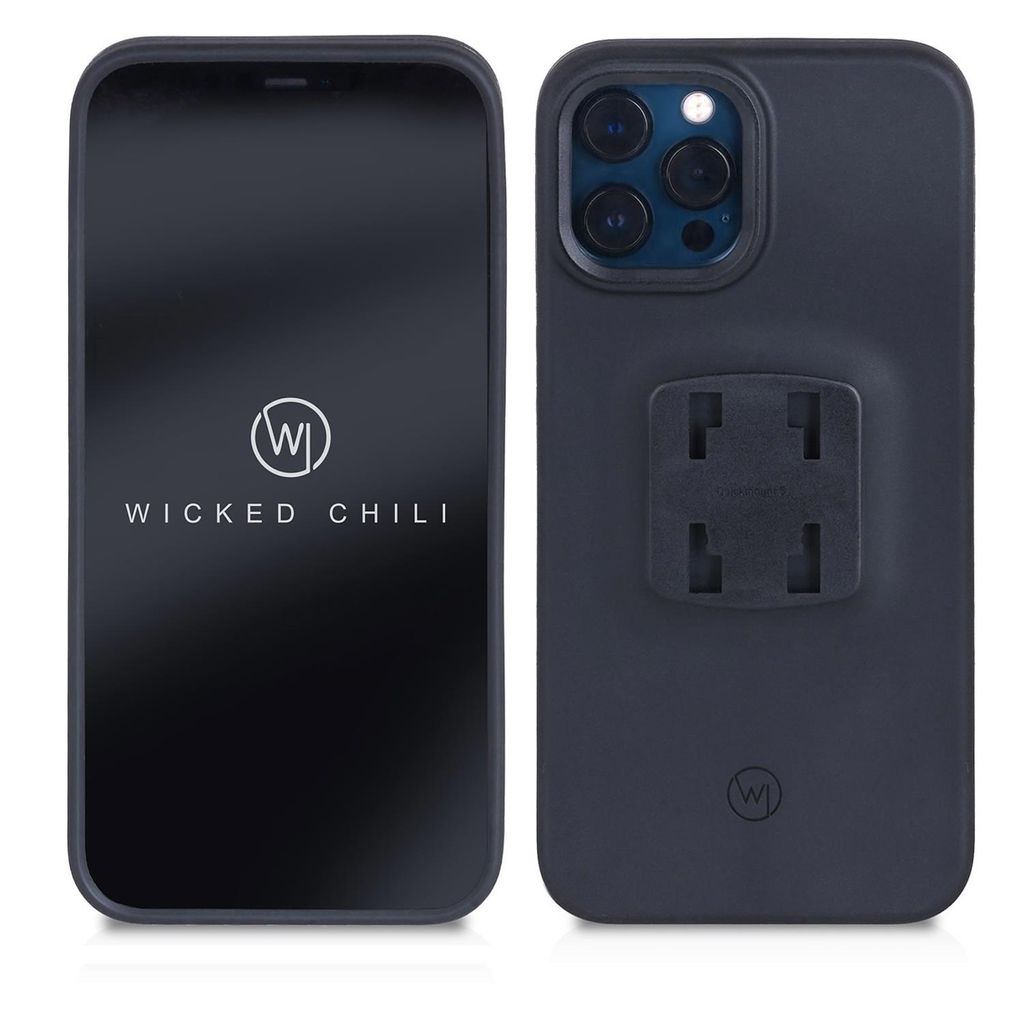 WICKED CHILI Tour Case Universal Handy Fahrradhalterung wasserdicht für  Smartphone 5,0 - 6,7 Zoll (360 Grad) Fahrrad / Motorrad Handy Halterung,  schwarz