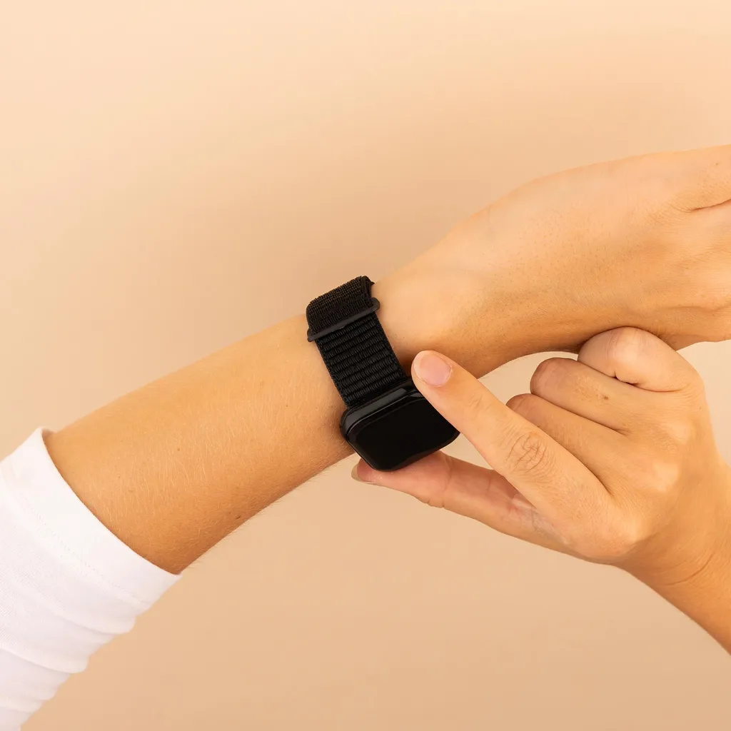 Watch SE - 40 mm, Watch SE 2023 - 40 mm, Watch SE 2022 - 40 mm, Watch 9 - 41 mm, Watch 8 - 41 mm, Watch 7 - 41 mm, Watch 6 - 40 mm, Watch 5 - 40 mm, Watch 4 - 40 mm, Watch 41 mm, Watch 40 mm, Watch 3 - 38 mm, Watch 38 mm, Watch 2 - 38 mm, Watch 1 - 38 mm, Watch 10 - 42 mm Cinturino: imoshion Nylonband 2.0 - 4