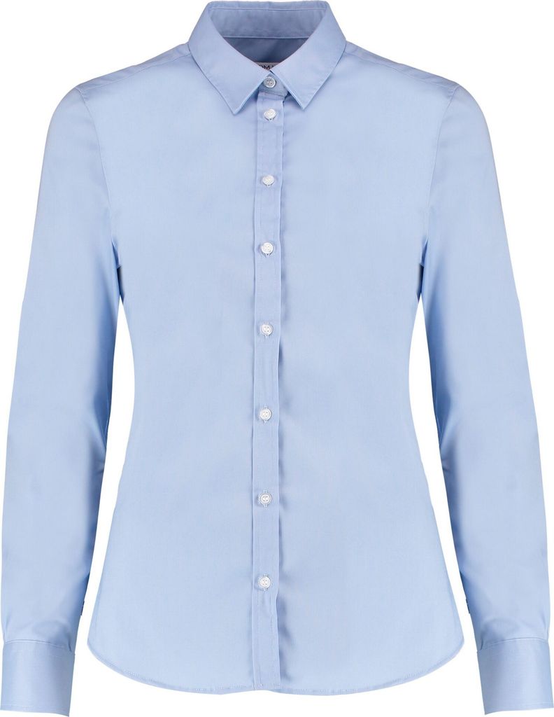 Kustom Kit - Hemd für Damen Langärmlig BC5431 (40 DE) (Hellblau)