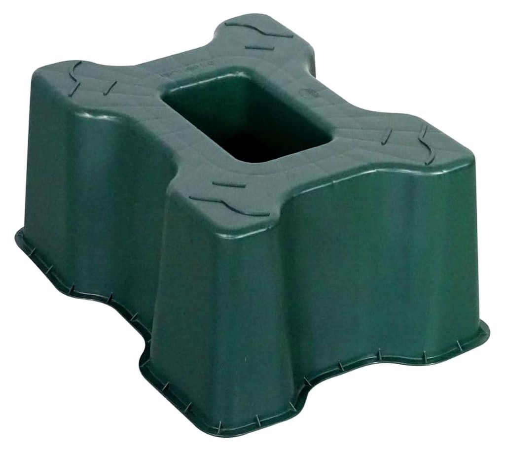 Unterstand für Regentonnen 240 und 280 L eckig grün