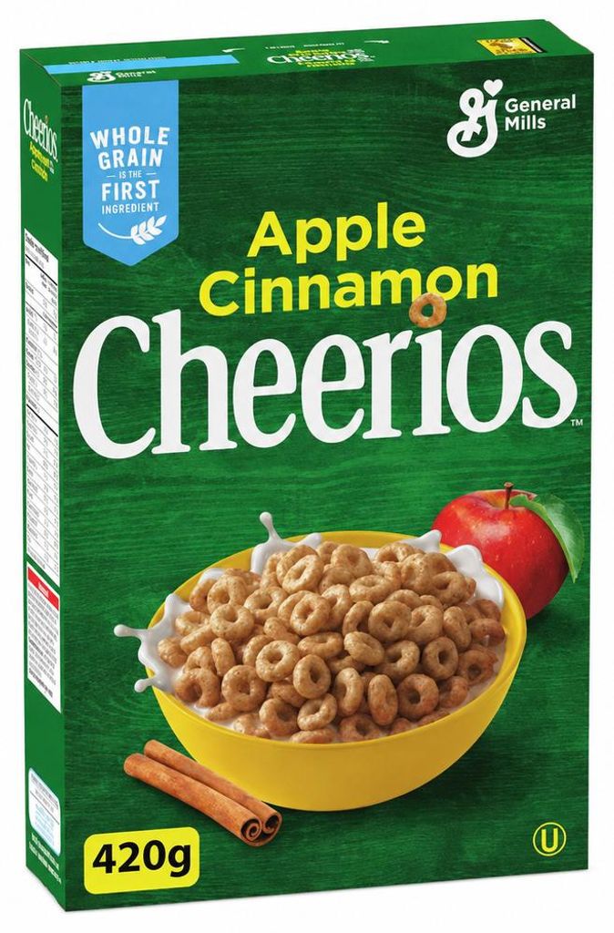 General Mills, cereal Cheerios sabor manzana y canela, 420g Imagen del producto 