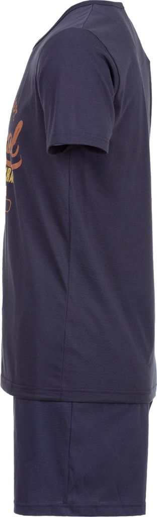 Pyjama Set Kurz - Original Authentic Nightwear, Farbe:anthrazit, Größe:XXL