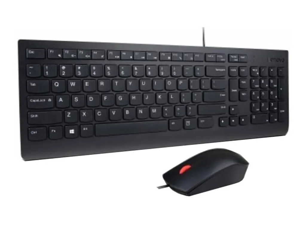 Clavier de Bureau Lenovo Essential Wired - Idéal Télétravail et Bureautique