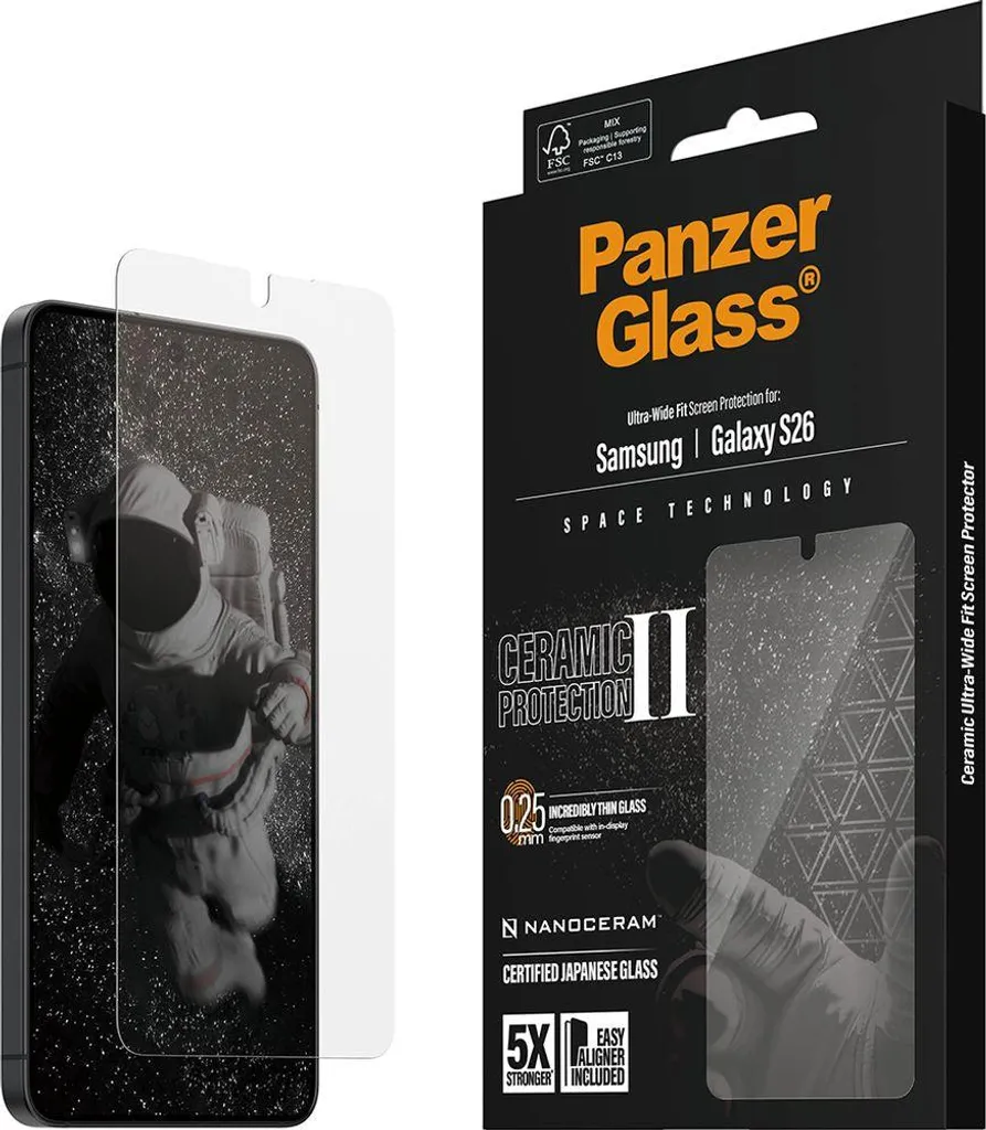 Protection Écran Ultra-Wide Fit PanzerGlass Céramique Robuste