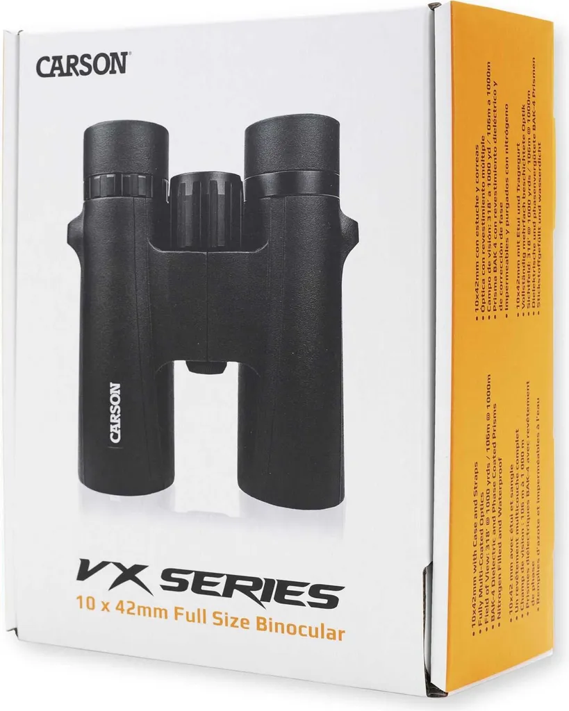 Jumelles de Randonnée Carson VX-042 10x42 Haute Résolution Optique