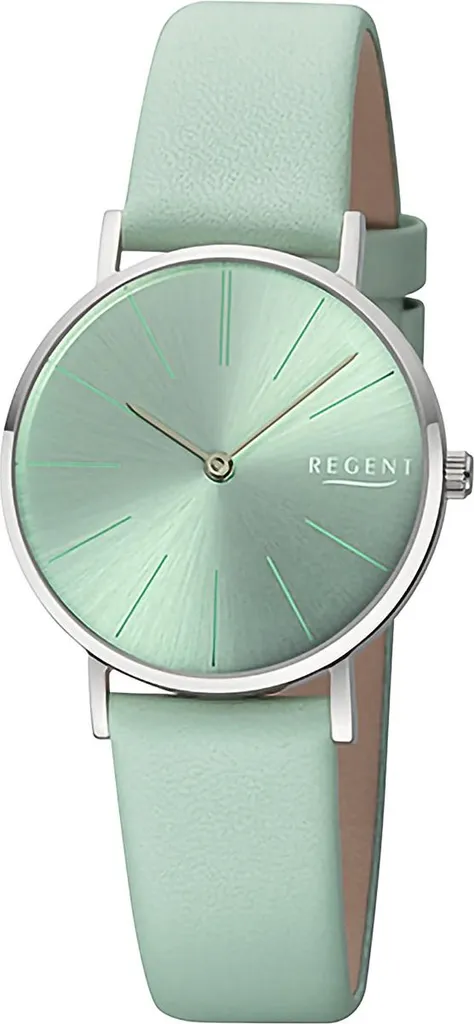 Regent URBA889 Orologio Donna: Minimalismo Verde Chiaro e Acciaio