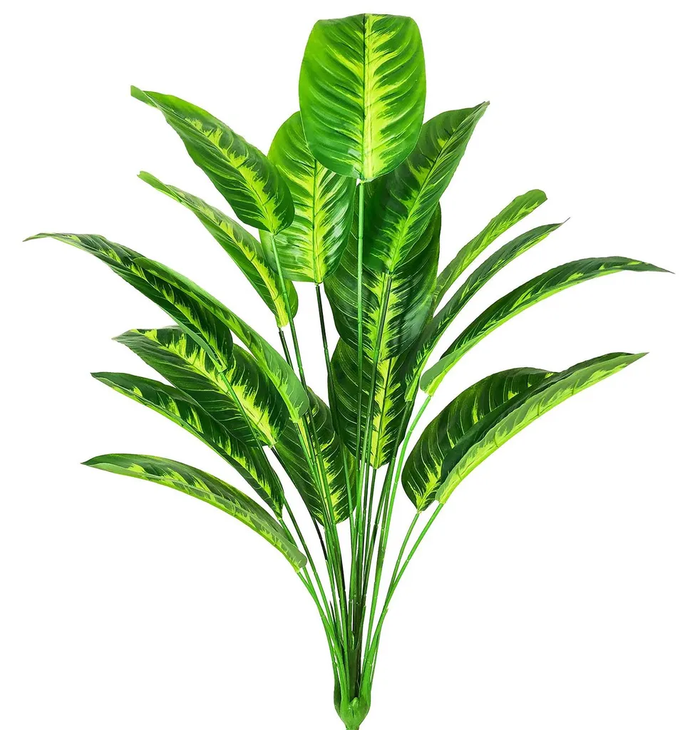Décoration jungle bananier artificiel pour fête et salon hauteur 80 cm