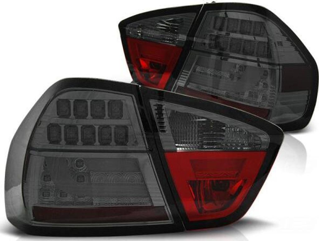 LED Lightbar Rückleuchten für BMW E90 Limo Bj. 05-08 Smoke