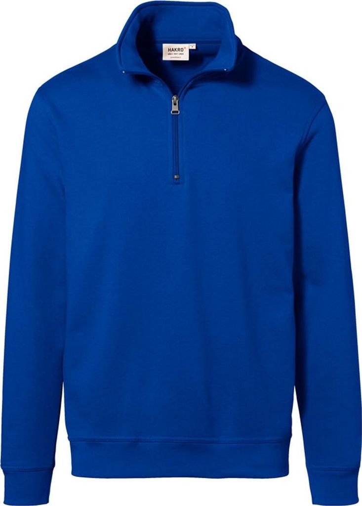 HAKRO Zip-Sweatshirt Premium 451, royalblau, 5XL