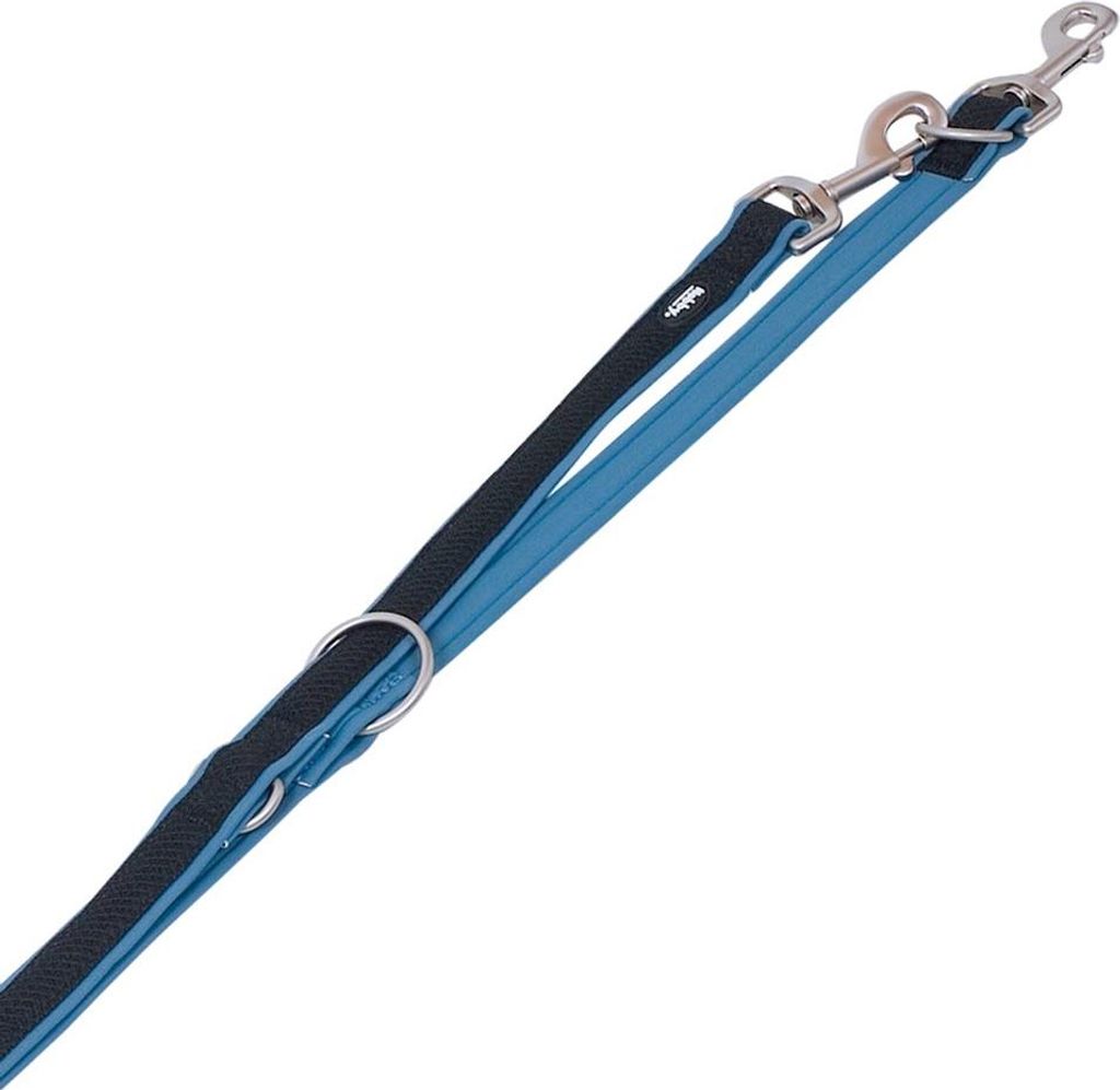 Nobby Führleine "Mesh Preno" blau; L: 200 cm, B: 20/25 mm