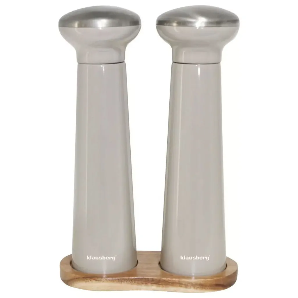 Set Regalo Klausberg E44731 - Macinapepe e Saliera di Alta Qualità