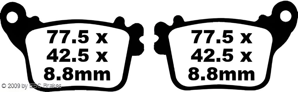 FA436 EBC Blackstuff Bremsbeläge