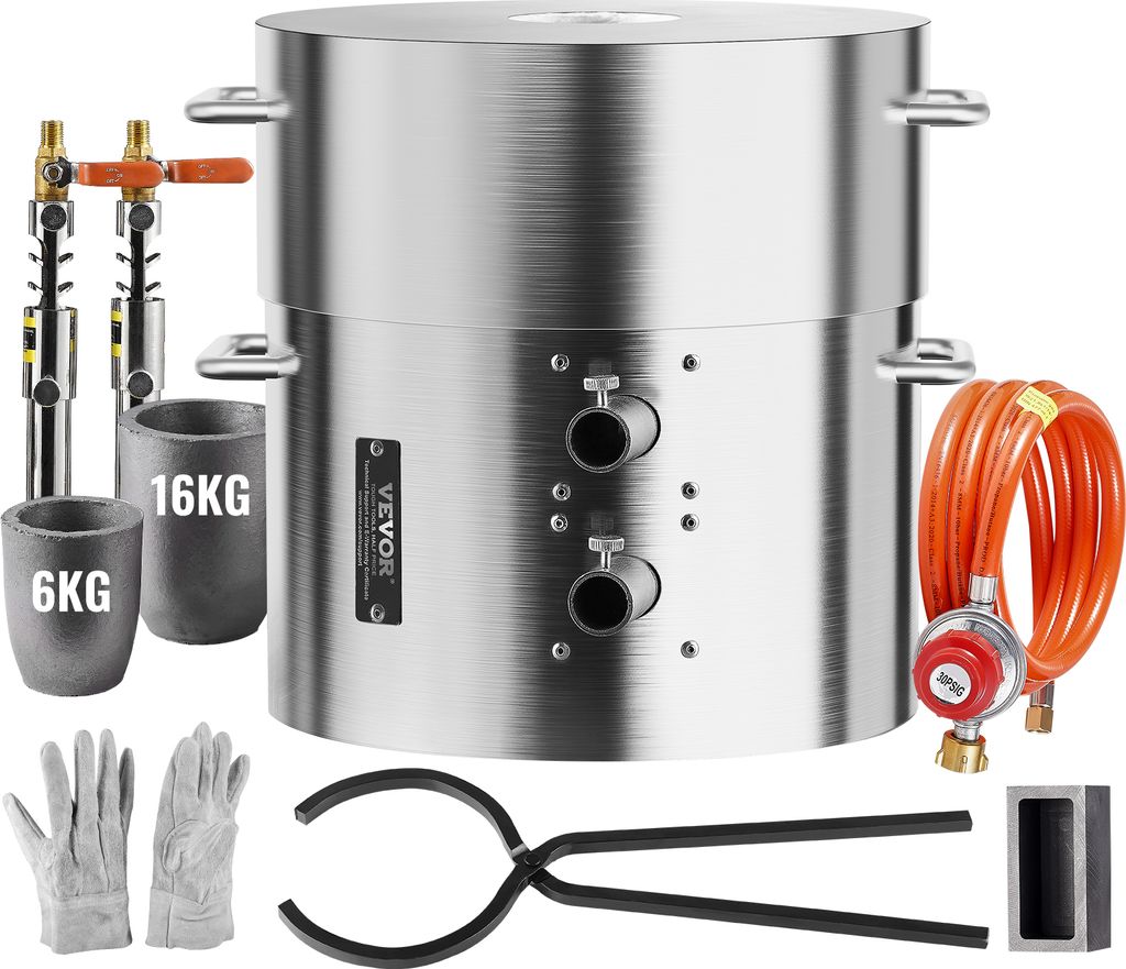 VEVOR Propan Schmelzofen Set 16 kg Gas Produktbild 