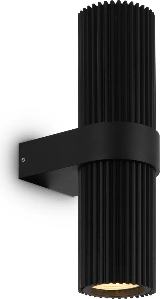 Luminaire applique murale design noir double diffusion GU10 Maytoni