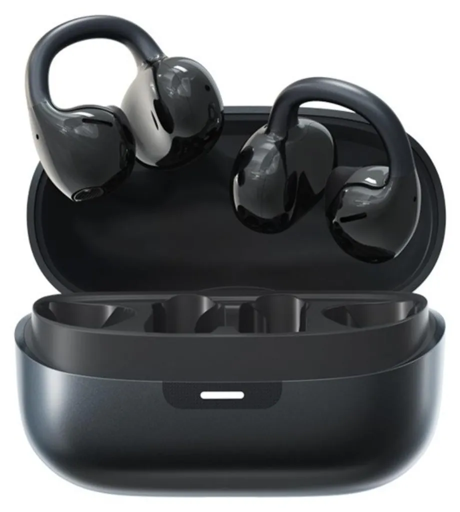 Écouteurs clip sport Bluetooth 6.0 Gris pour appels et musique 42h