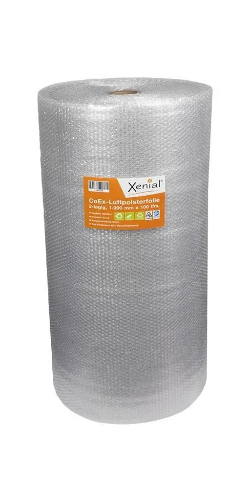 Film bulle bicouche gris 100cm x 100m haute résistance Transpak
