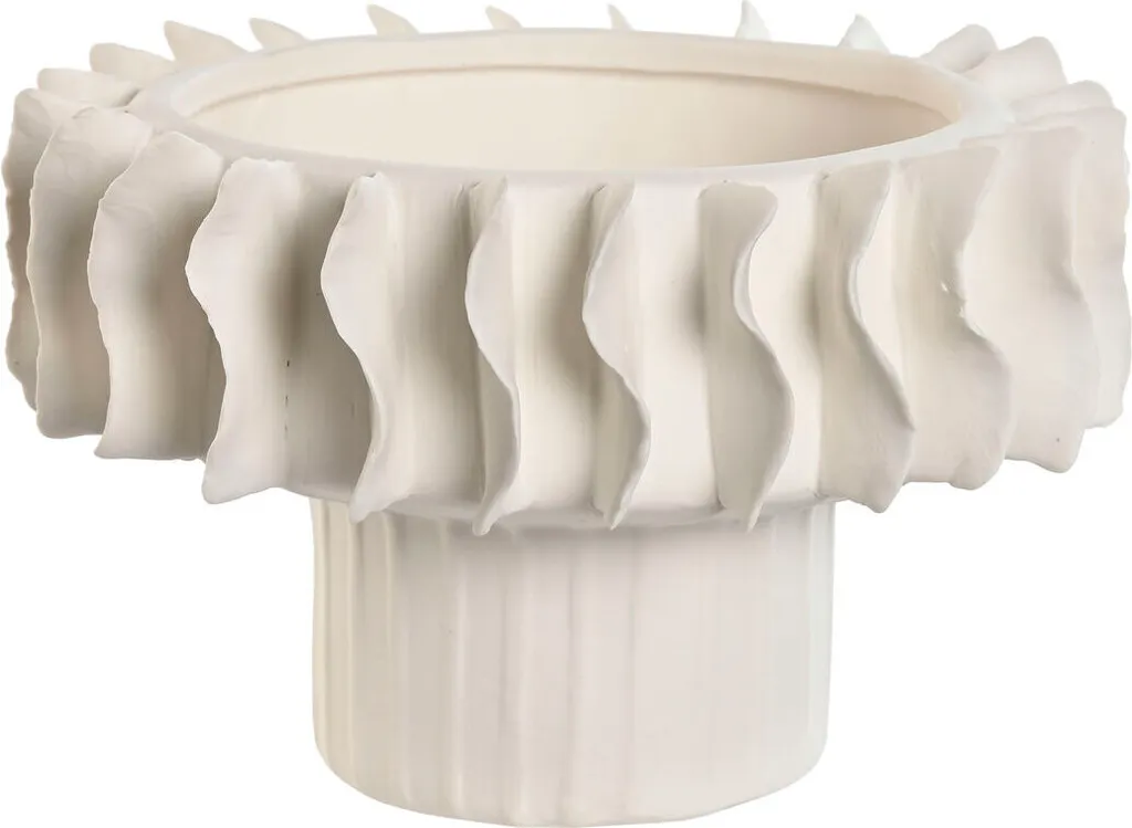 Objet Déco Blanc pour Table Moderne : Dynamisez votre Intérieur 22cm
