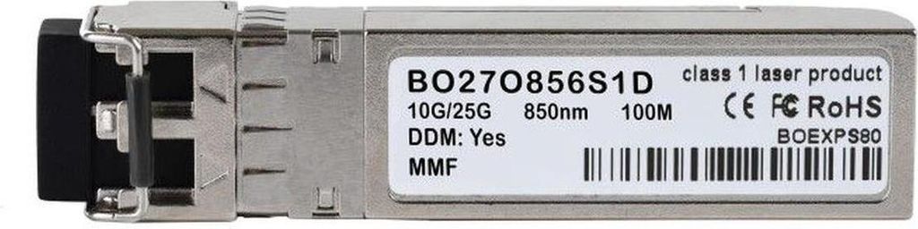 BlueOptics BO27O856S1D-BO, Faseroptik, SFP28, 100 m, 850 nm, 850 nm, 10 Gigabit Ethernet, 25 Gigabit Ethernet