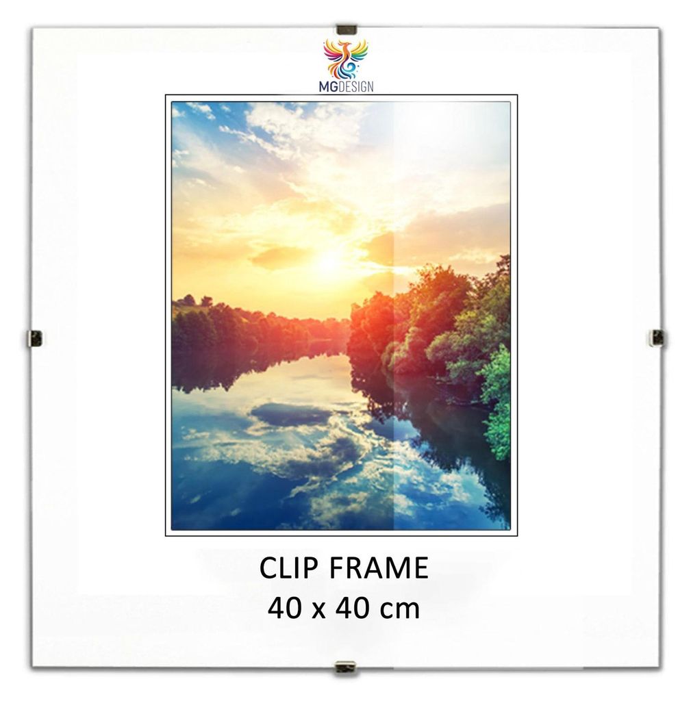 MG Design, rámik na fotografie 40 x 40 cm – rám bez rámu, s Obrázok produktu 