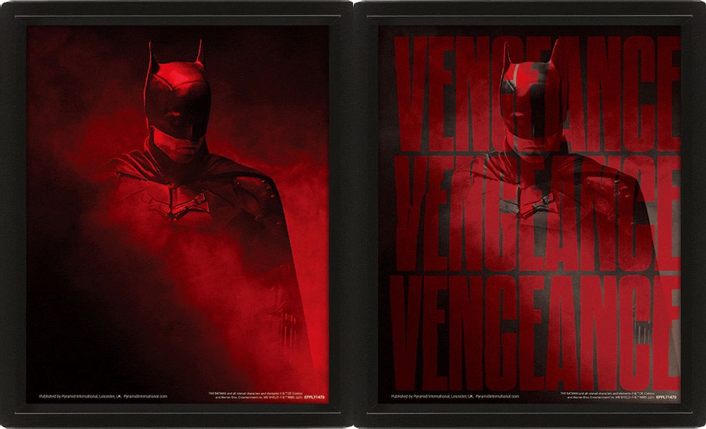 Batman - 3D Poster A4 - Vengence