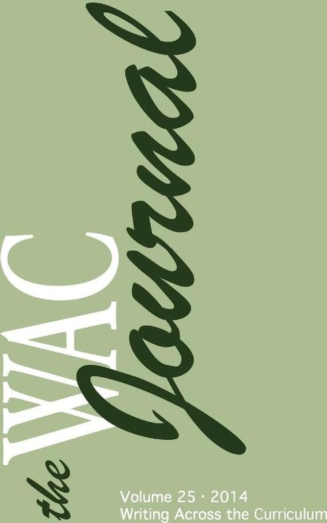 The WAC Journal 25 (Fall 2014)