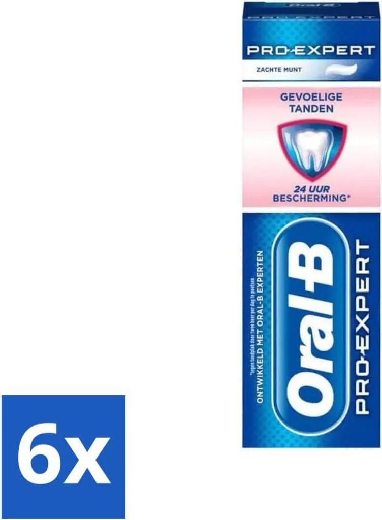 Oral-B Pro-Expert Confezione Risparmio 6 Pezzi - Menta Dolce 75ml