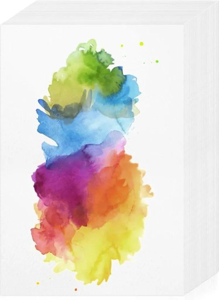 Carton à dessin aquarelle 300g format marque-page 6x22 cm par 20