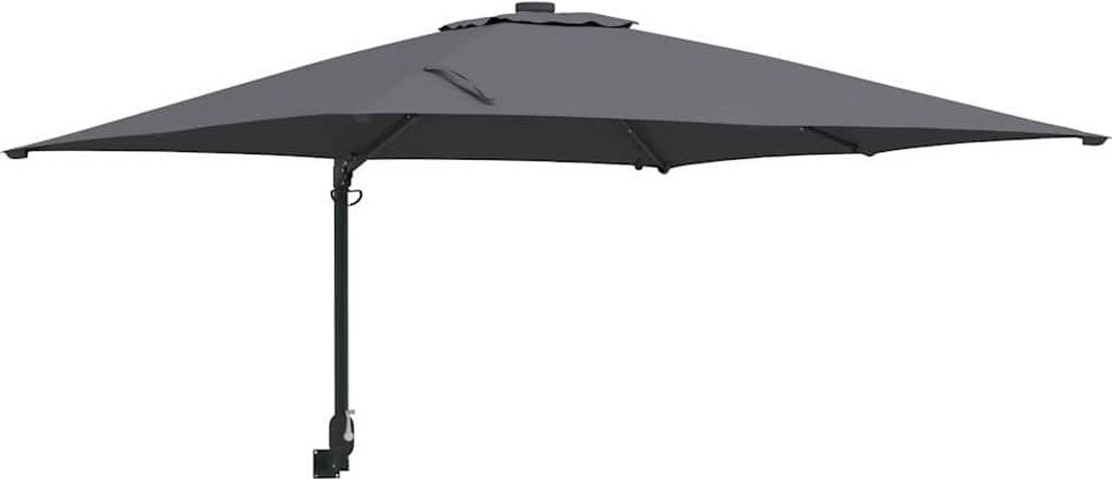 vidaXL Ombrellone da giardino antracite 248,5 x 247,5 x 160 Immagine del prodotto 