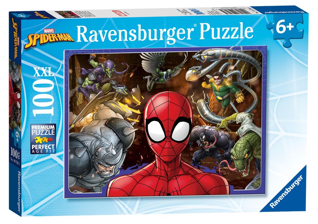 RAVENSBURGER Puzzle Fearless Spiderman XXL 100 Teile