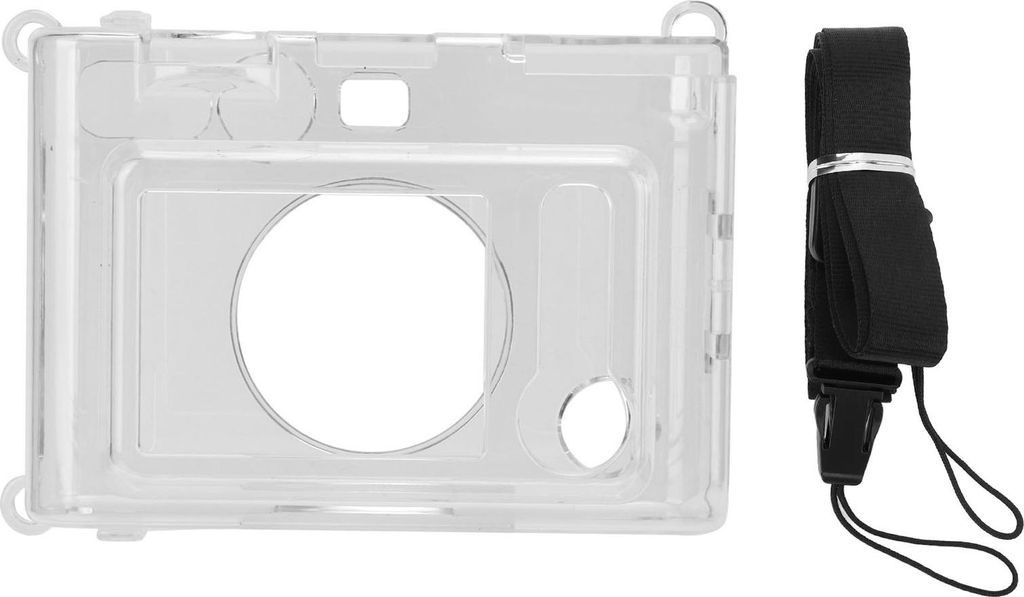 Kamera Clear Hülle transparentes Schutz mit Schultergurt für Fujifilm Instax Mini Evo