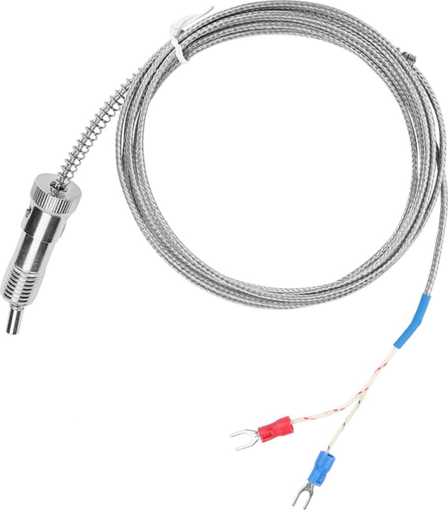 Bajonett-Kompressionsfeder Typ K Thermoelement Temperatursensor Draht 0-400°C (5 m)