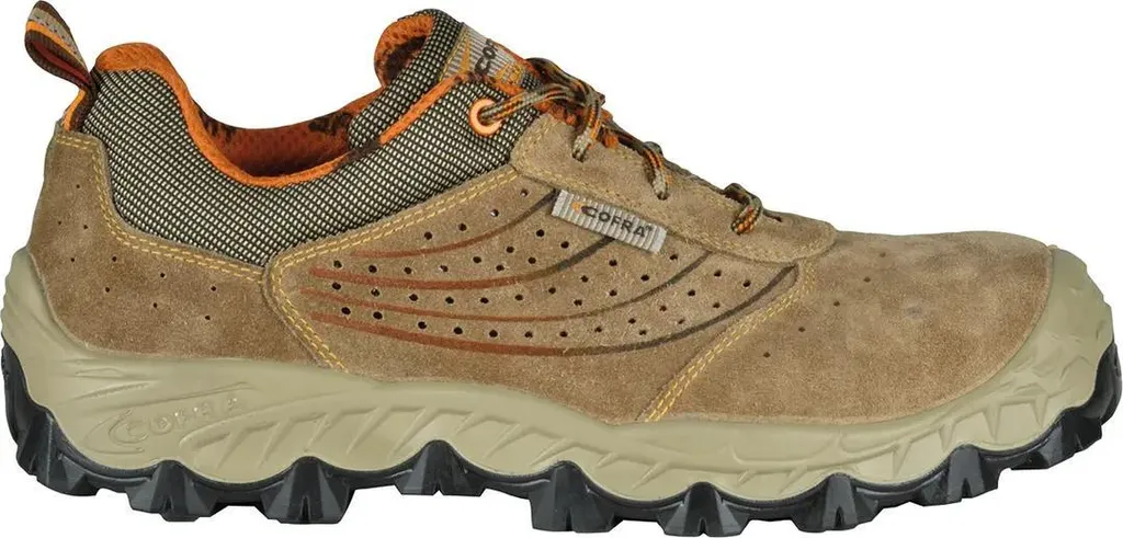 Cofra Red Sea S1P Chaussure de sécurité anti-glisse et légère marron 44
