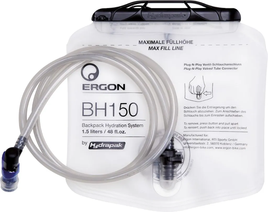 Réservoir Ergon BH150 Polyuréthane : Hydratation Saine sans Goût