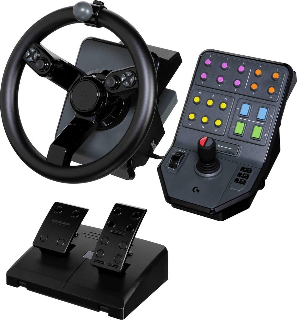 Logitech Heavy Equipment - Řada G - Sada volantu a pedálů Obrázek produktu 