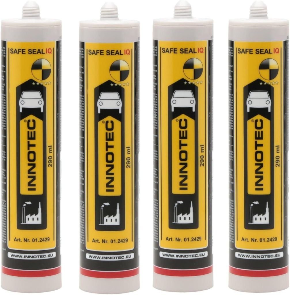 4 Stück Innotec Safe Seal IQ - Primerloser Scheibenkleber - Produktbild 
