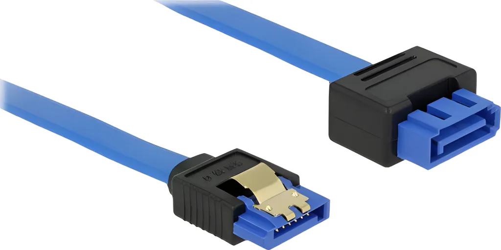 DELOCK SATA-Verl. SATA III -> SATA III Bu/St 1.00m bl