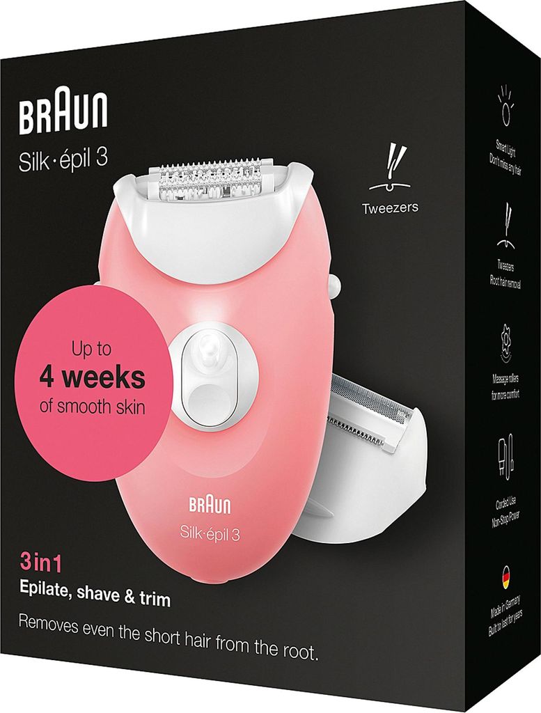 BRAUN Silk-épil 3 SE 3-440 Starter epilátor 3 v 1 Obrázok produktu 