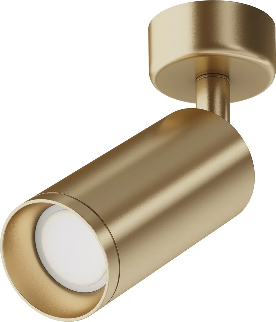 Spot de Plafond Design en Laiton Maytoni Fokus pour Intérieur Moderne