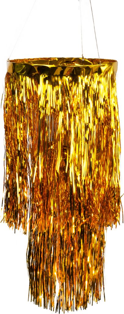 Fun Express Gold-Glitzer Kronleuchter – 30,5 Cm Aus Karton | Für Hochzeit, Abschlussball, 20er Jahre Party