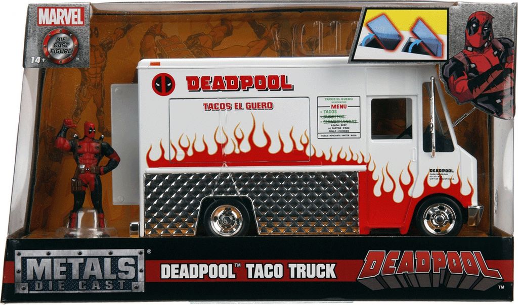 Jada Toys 253225000 - Deadpool Taco Truck 1:24 Produktbild 5
