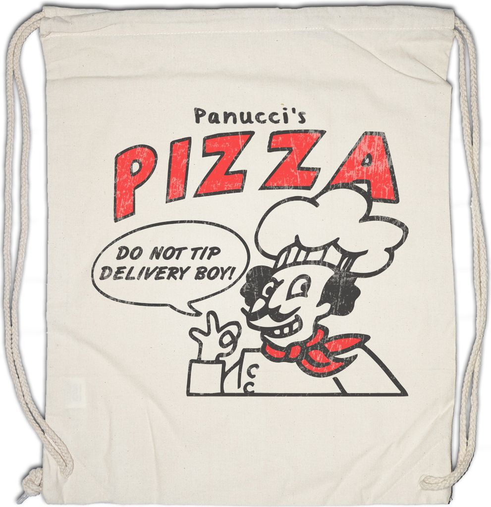 Urban Backwoods Panucci's Pizza, Turnbeutel, Farbe: Beige