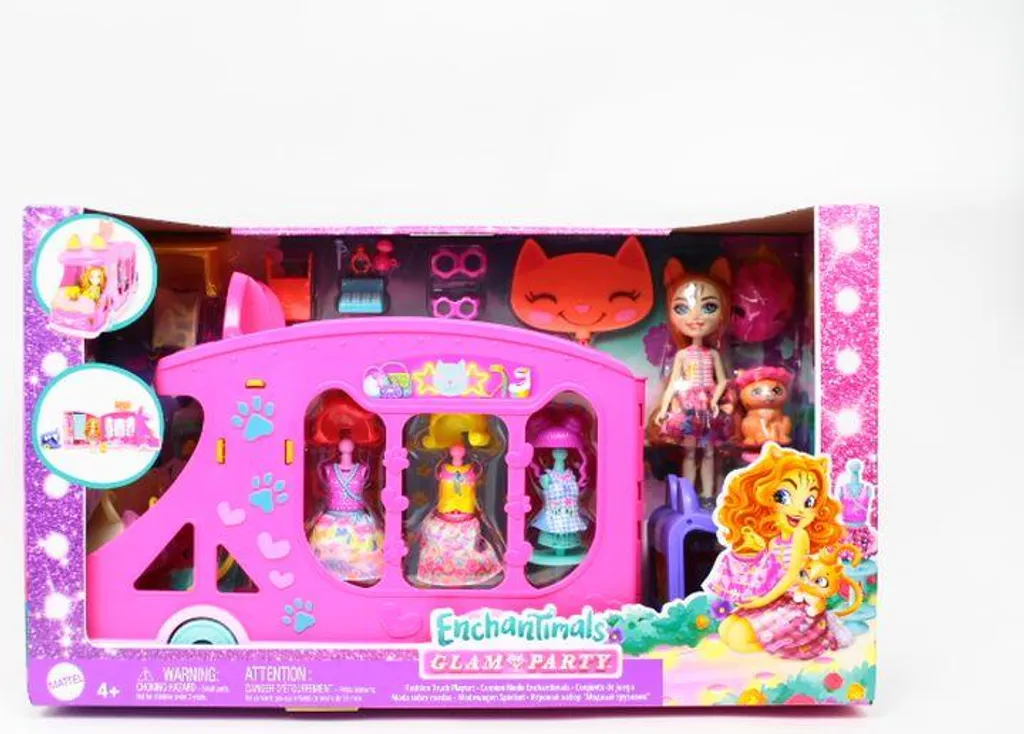 Enchantimals Studio de Mode Mobile HPB34 Coffret avec Poupée Corgi