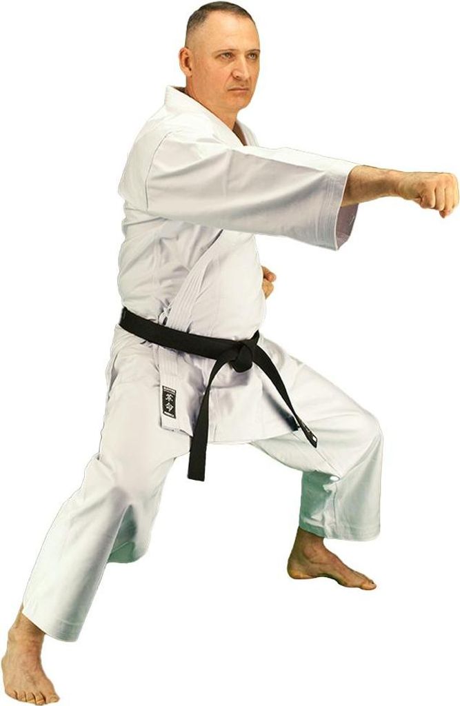 KAITEN Karateanzug America REGULAR - Karate Gi weiß 14 oz Baumwolle - Hose mit Zugverschluss - Größe 195 cm